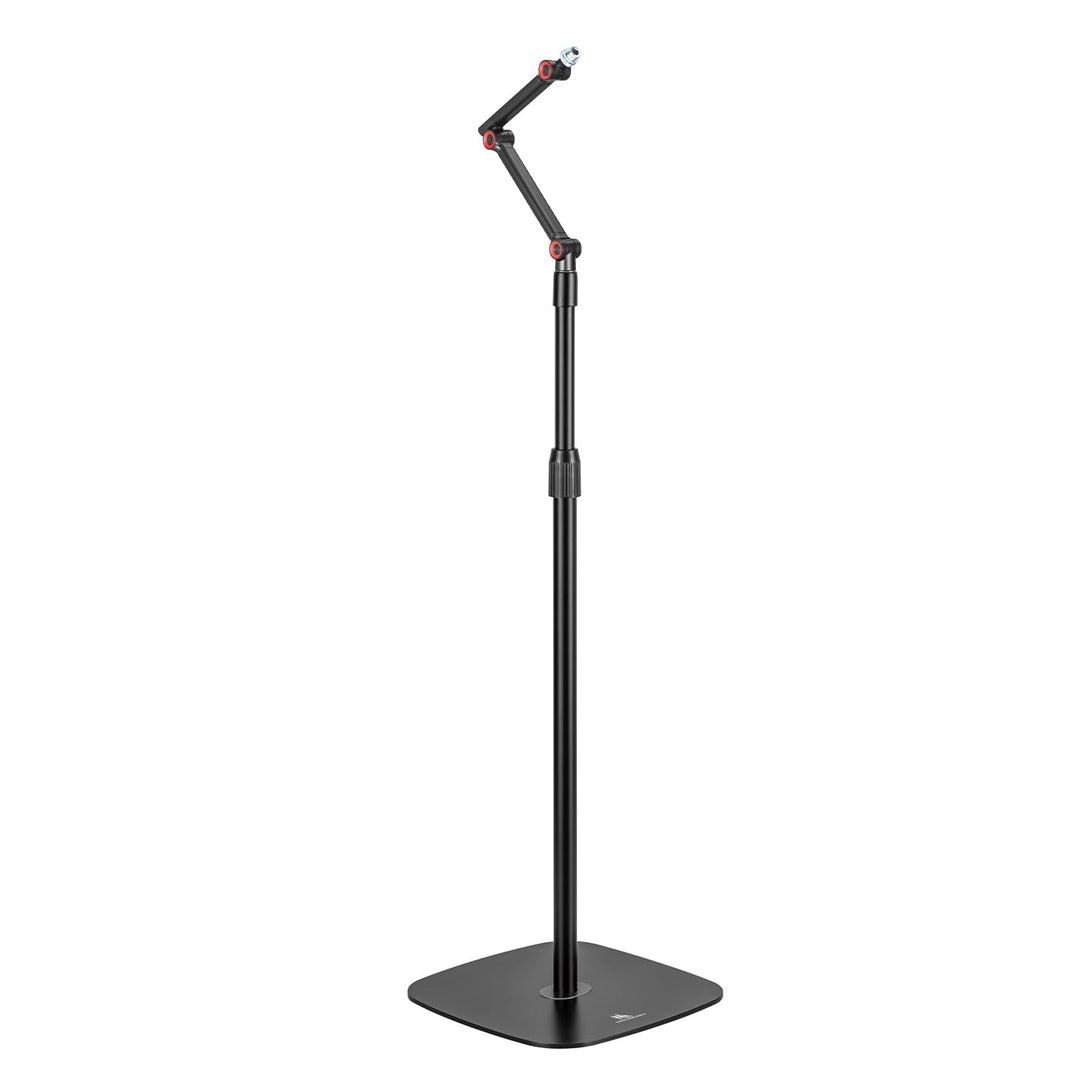 Maclean MC-337 Professioneller Mikrofonständer | Verstellbare Höhe von 626 bis 1694 mm | Maximale Be