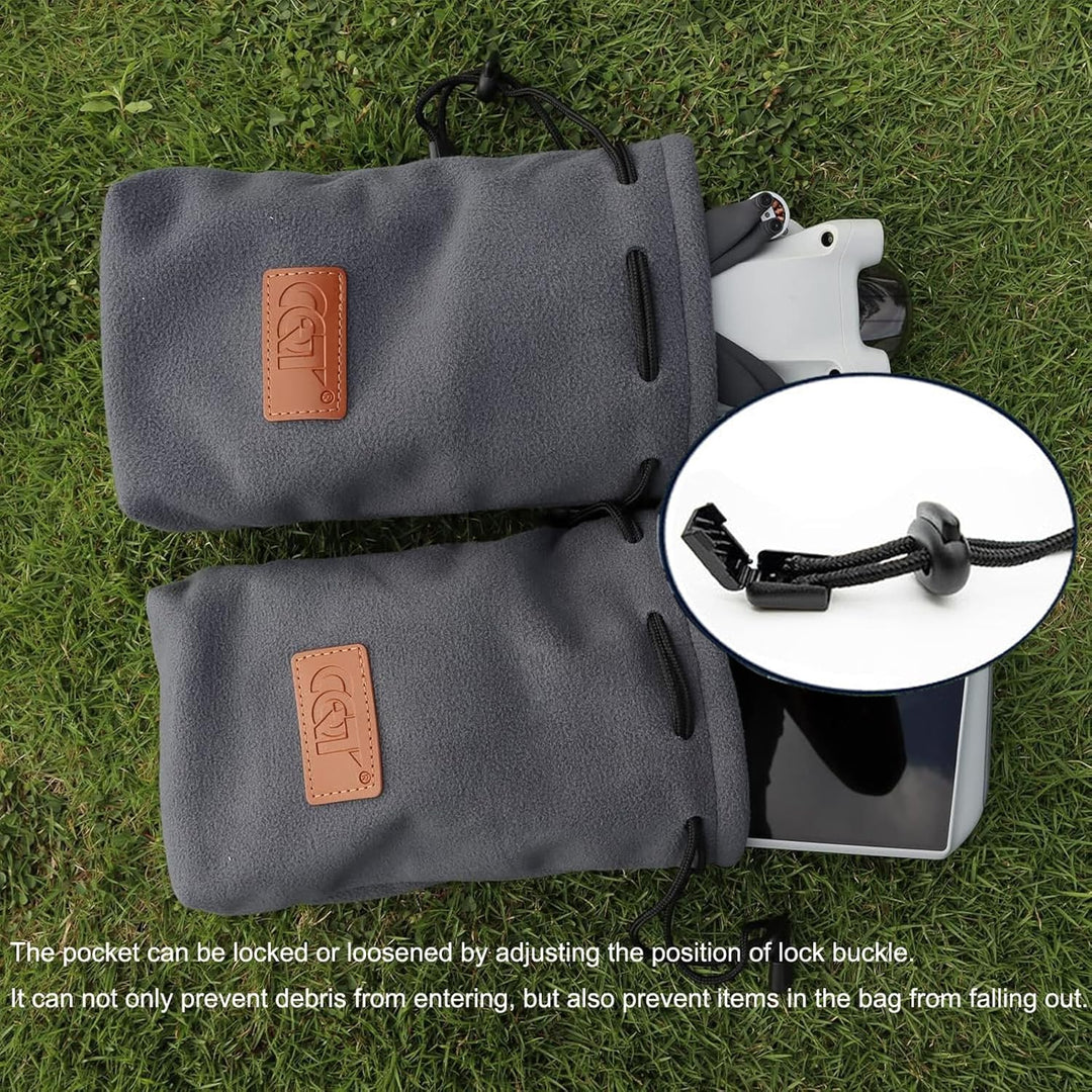 Gdraco Mini3 Tragetasche, Kompakter Case für DJI Mini 3 Pro, Flanell-Tasche Organizer, Drohnenzubehö