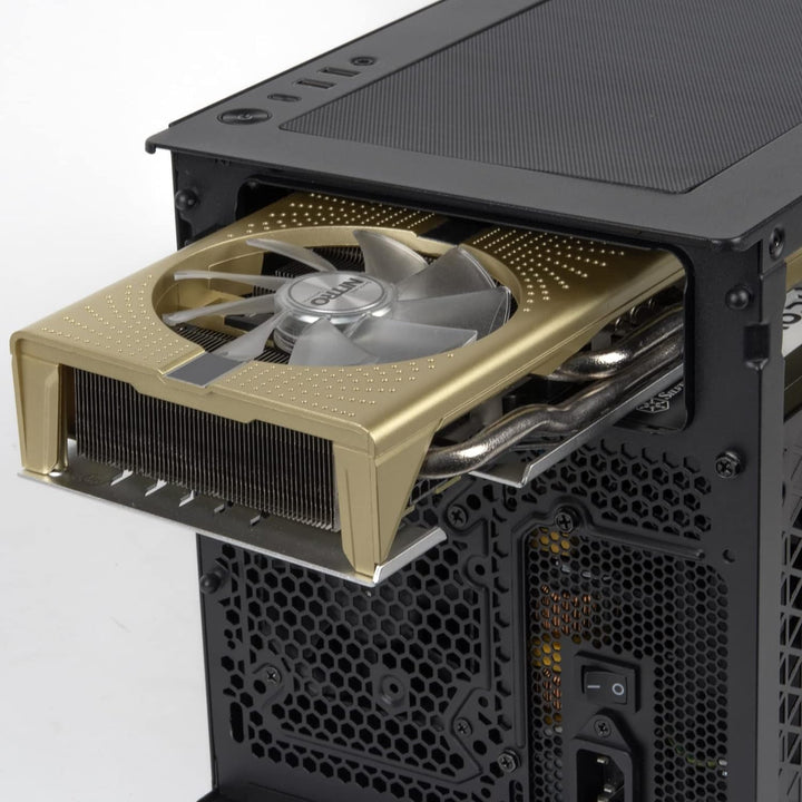 SilverStone Technology SUGO 16, schwarz, Mini-ITX-Cube-Gehäuse ganz aus Stahl, SST-SG16B (schwarz)