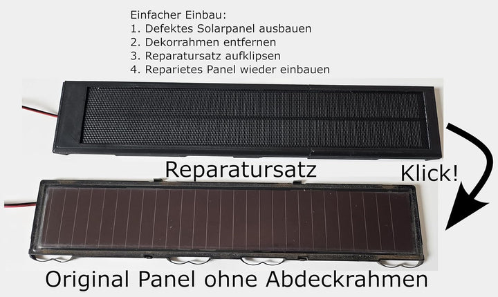 Reparatursatz für Velux Solar Panel/Modul, SSL Rollladen, Bj.2012 bis 2022