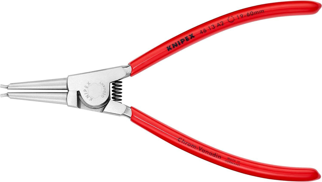 KNIPEX Sicherungsringzange für Aussenringe auf Wellen verchromt mit Kunststoff überzogen 180 mm, 46