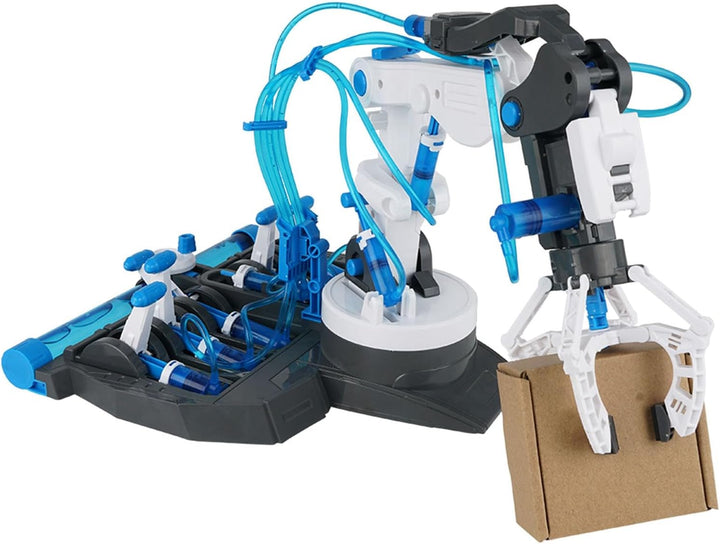 Tnfeeon Hydraulisch-mechanisches Armspielzeug, Hydraulischer Roboterarm mit Saugnapf für über 8 Jahr