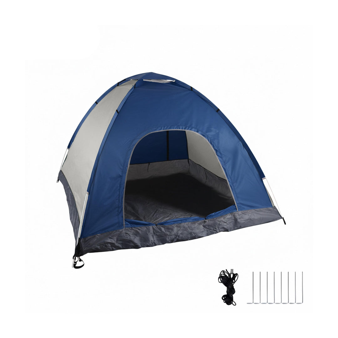 Relaxdays Pop Up Zelt Strand, Wurfzelt, 2-3 Personen, kleines Packma , UV Schutz 50+, HxBxT: 135 x 2