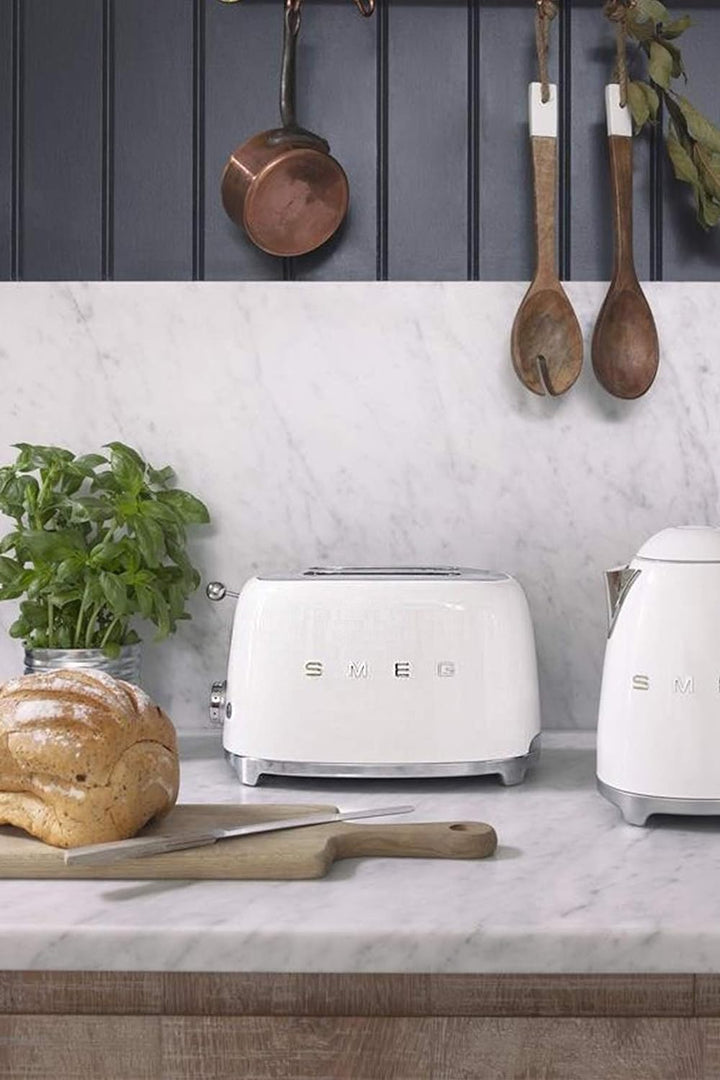Smeg TSF01CREU Toaster 2 Scheiben, creme