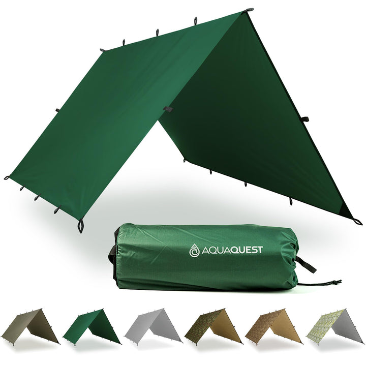 AquaQuest Safari wasserdichte Campingplane - Leichter Sonnenschutz oder Regenschutz - Camping-Essent