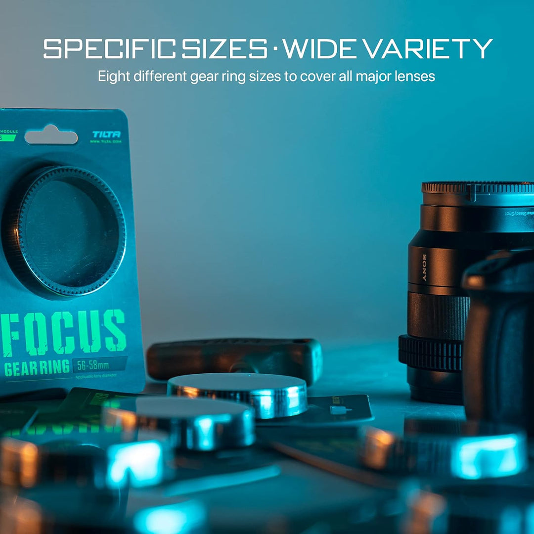Tilta Seamless Focus Gear Ring (8 Stück), 360° Seamless Rotation Silent für Tilta Mini Follow Focus
