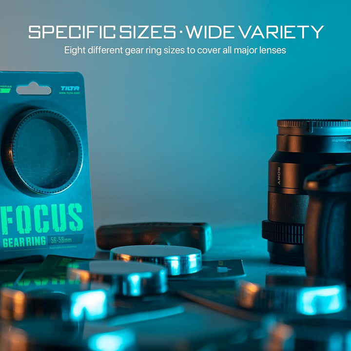 Tilta Seamless Focus Gear Ring (8 Stück), 360° Seamless Rotation Silent für Tilta Mini Follow Focus