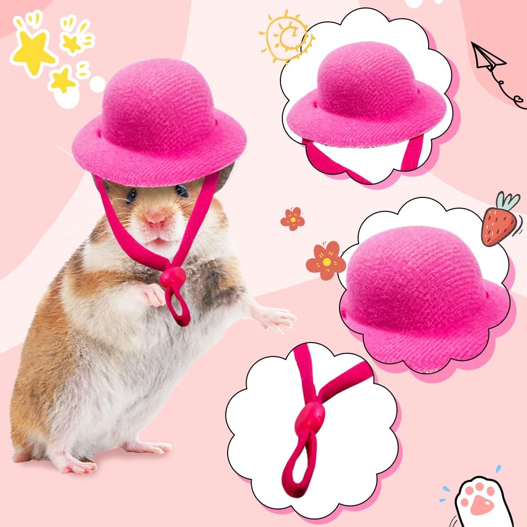 Rolin Roly 8PCS HühnerhelmVogelhut Kopfbedeckung Chicken Hats Hühnerhut Runder Kleiner Hut Mehrfarbi