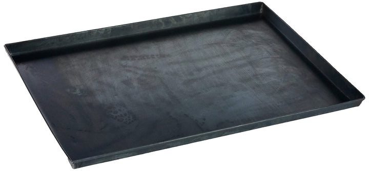Pentole Agnelli Auflaufform rechteckig aus Blech Blau, Dicke 0.8 cm, Schwarz 65x45x3 cm, 65x45x3 cm