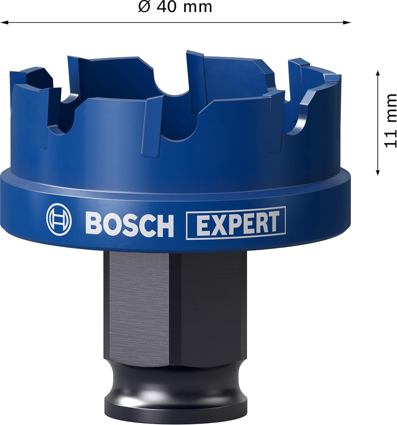 Bosch Accessories 1x Expert Sheet Metal Lochsäge (für Stahlbleche, Edelstahlbleche, Ø 40 mm, Zubehör