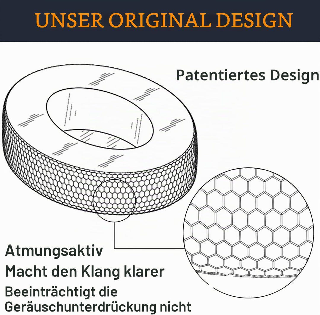 SOULWIT Kühlgel Ersatz Ersatzpolster Polster Ohrpolster für Skullcandy Hesh 3/ANC/Evo &amp; Crusher Wire