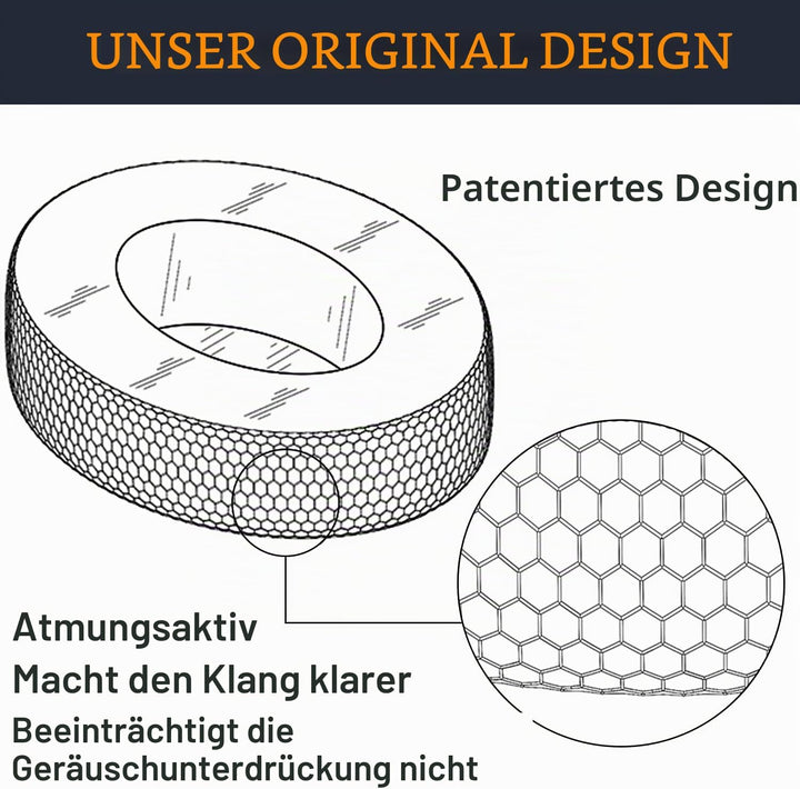SOULWIT Kühlgel Ersatz Ersatzpolster Polster Ohrpolster für Skullcandy Hesh 3/ANC/Evo &amp; Crusher Wire