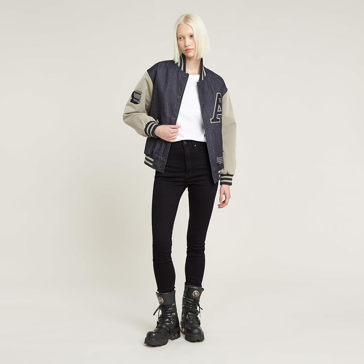 G-STAR RAW Damen Kafey Ultra High Skinny Jeans 24W / 30L Schwarz (Pitch Black D15578-b964-a810), 24W