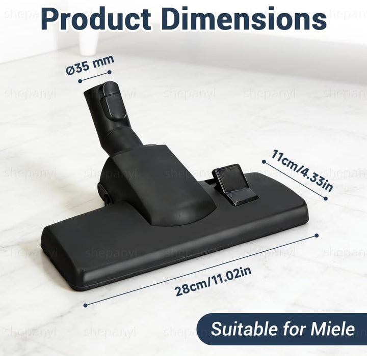 Staubsaugerdüse, Bodendüse kompatibel mit Miele Complete, Compact, Classic, Swing, H1, C1, C2, C3, S