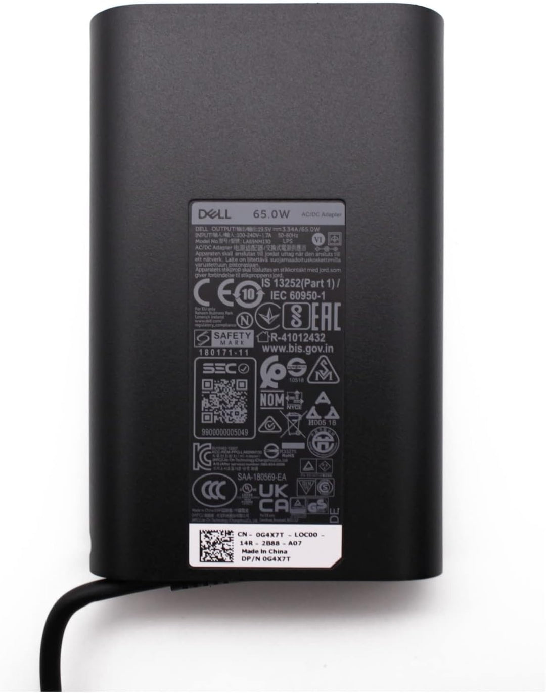 Dell 928G4, LA65NS2-01 Netzteil, Ladegerät 65W 19.50V 3.34A für X300, D630 usw.