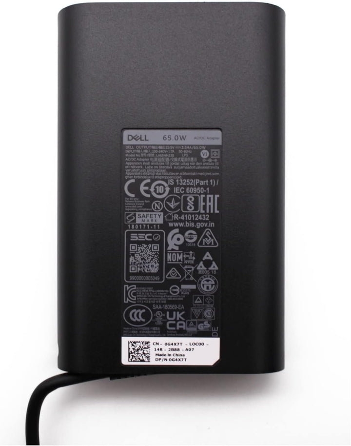 Dell 928G4, LA65NS2-01 Netzteil, Ladegerät 65W 19.50V 3.34A für X300, D630 usw.