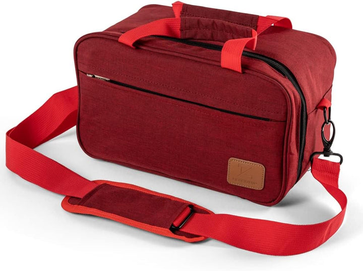 Liebeszeug® Tasche für Toniebox, 8 Hörfiguren, Kopfhörer, Ladegerät und Zubehör, auch Verwendbar als