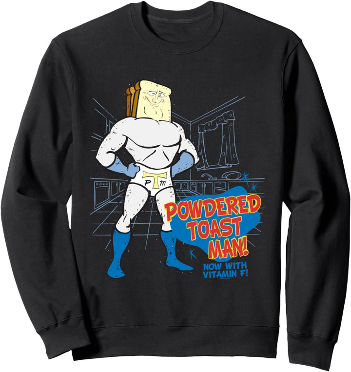 Ren and Stimpy Powdered Toast Man Sweatshirt