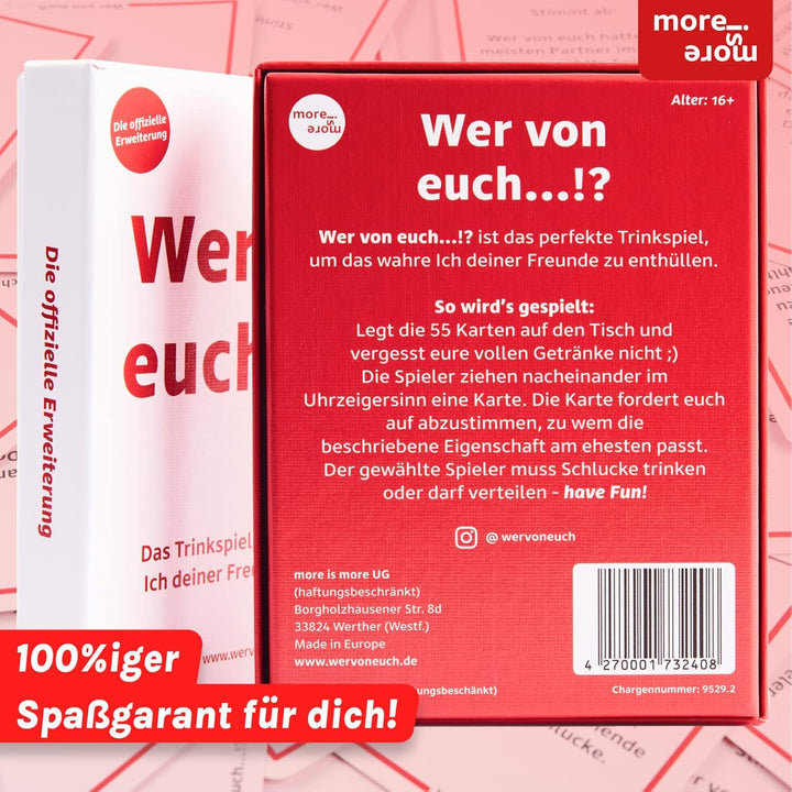 Wer von euch...!?® im Doppelpack - Die Rote und Weisse Edition im Bundle - die Trinkspiele, die das