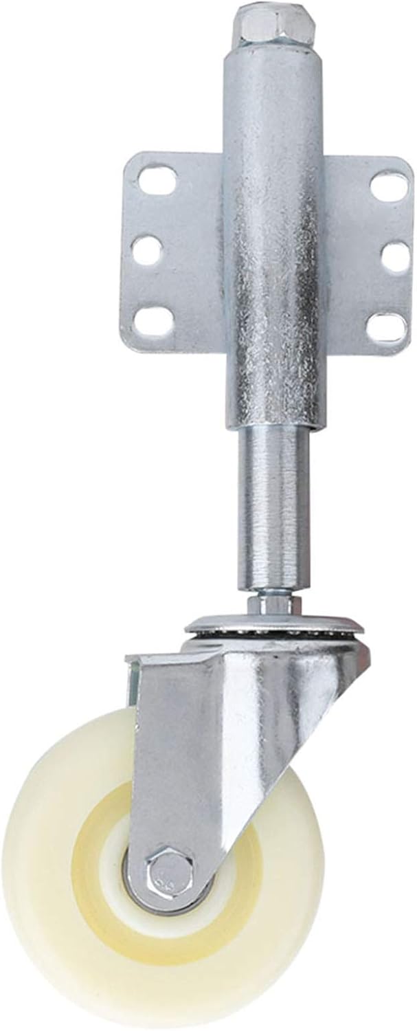 Federbelastete Torrollen Set, 4 Zoll Schwere Federbelastete Lenkrolle Nylon Tor Rad 440lbs Tragfähig