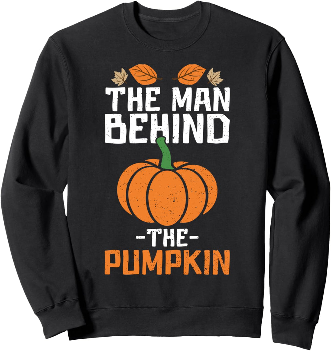 Werdender Vater: The Man Behind The Pumpkin - Halloween Sweatshirt