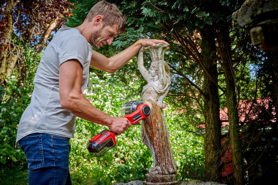 Einhell Akku-Oberflächenbürste PICOBELLA 18/90 Power X-Change (18 V, kabellose Reinigungsbürste, Spr