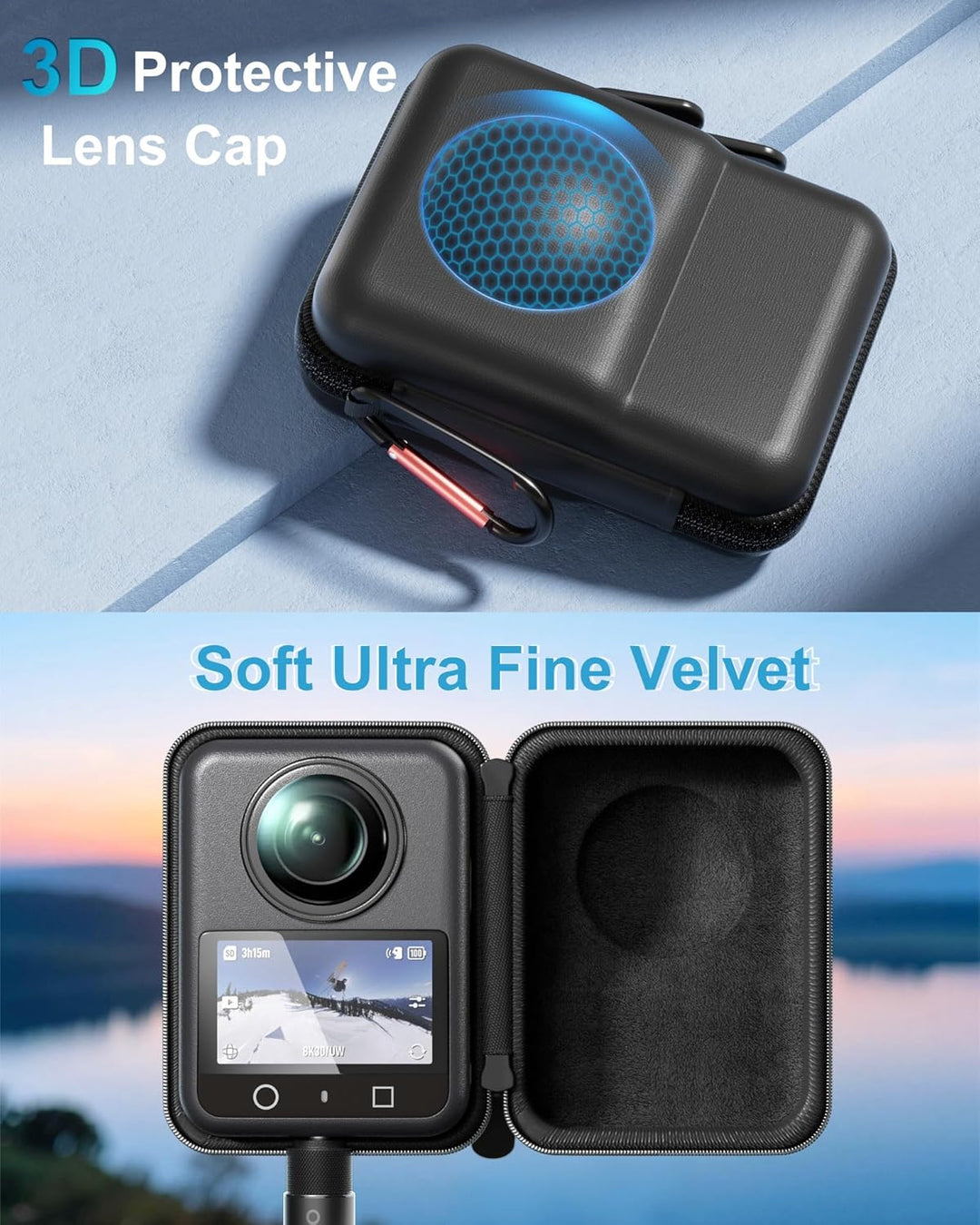 ProCase Tasche für DJI OSMO 360 Tragetasche + Tragetasche für DJI Neo 2