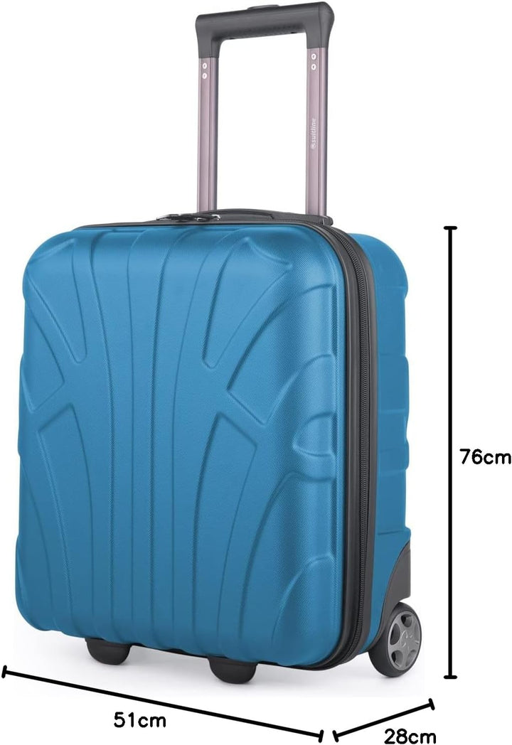 suitline 3er Koffer-Set Trolley-Set Rollkoffer Hartschalen-Koffer Reisekoffer, TSA, (55 cm, 66 cm, 7