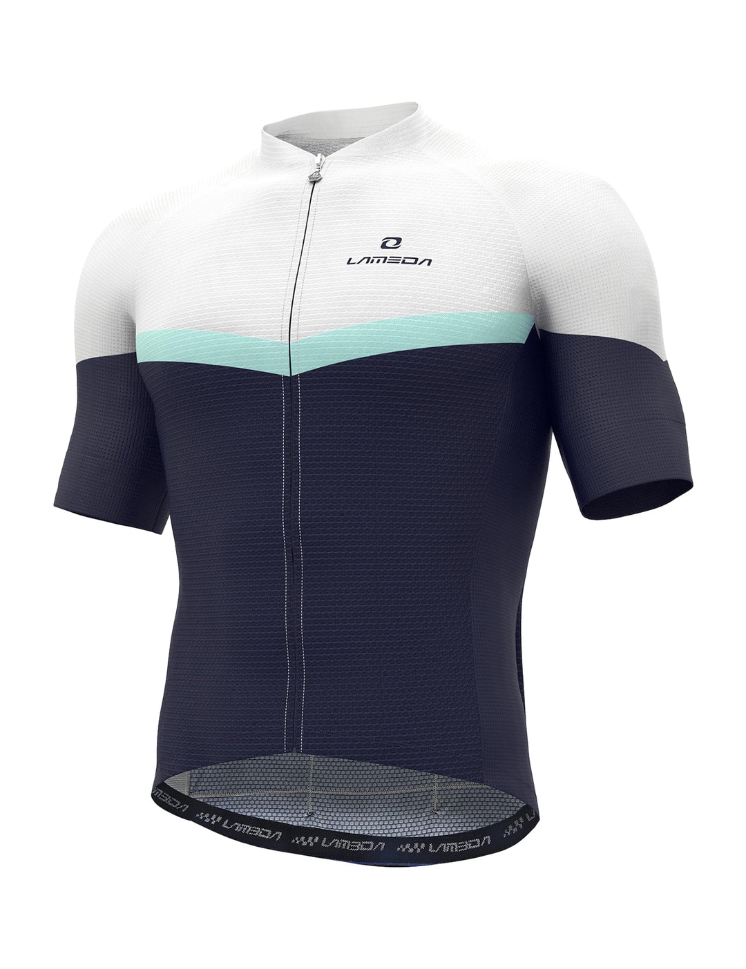LAMEDA Kurzarm-Radtrikot Herren Atmungsaktiv Schnell Trocknend Hautfreundlich Ideal für Radsport, Fi