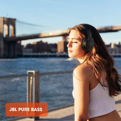 JBL Tune 760 NC – Bluetooth Over-Ear Kopfhörer in Schwarz mit aktivem Noise-Cancelling – Kabellose O