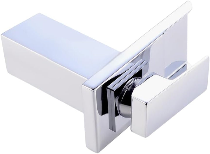 LED Wasserfall Wasserhahn, RGB 3 Farbewechsel Waschtischarmatur Bad Waschbecken mit Temperatursensor