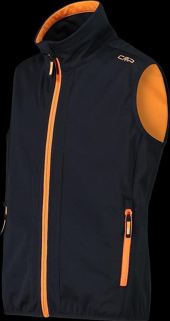 CMP Unisex Leichte Softshellweste für Kinder sportweste 116 Anthrazit-Flamme, 116 Anthrazit-Flamme