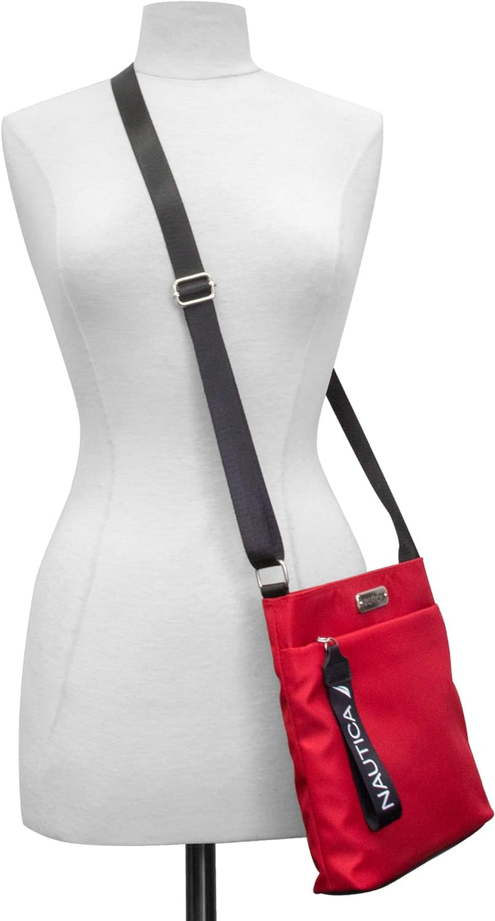 Nautica Damen Diver Nylon Small Womens Crossbody Bag Purse with Adjustable Shoulder Strap Schulterta