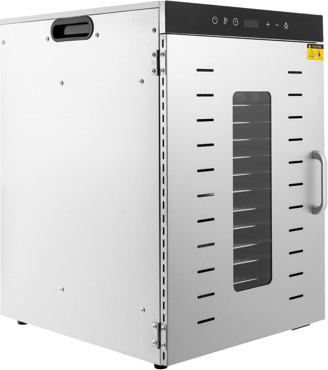 16 Tray Edelstahl Food Dehydrator, Obst Gemüse Konservator Trockner Temp Einstellbare Temperatur von