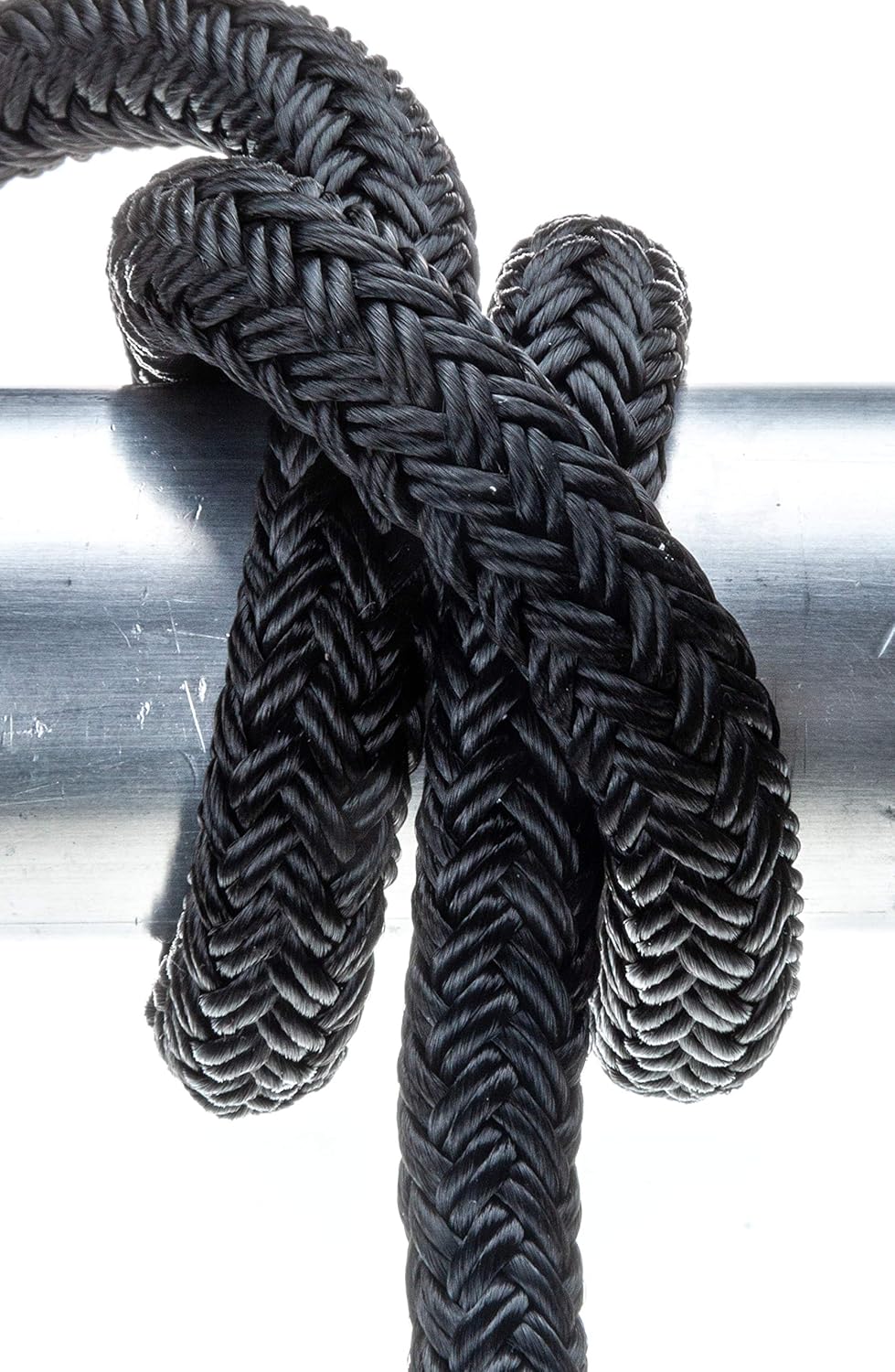 Seachoice Doppelt geflochtene Nylon-Dockleine mit Augenspleiss, einlaufvorbehandelt, wärmestabilisie