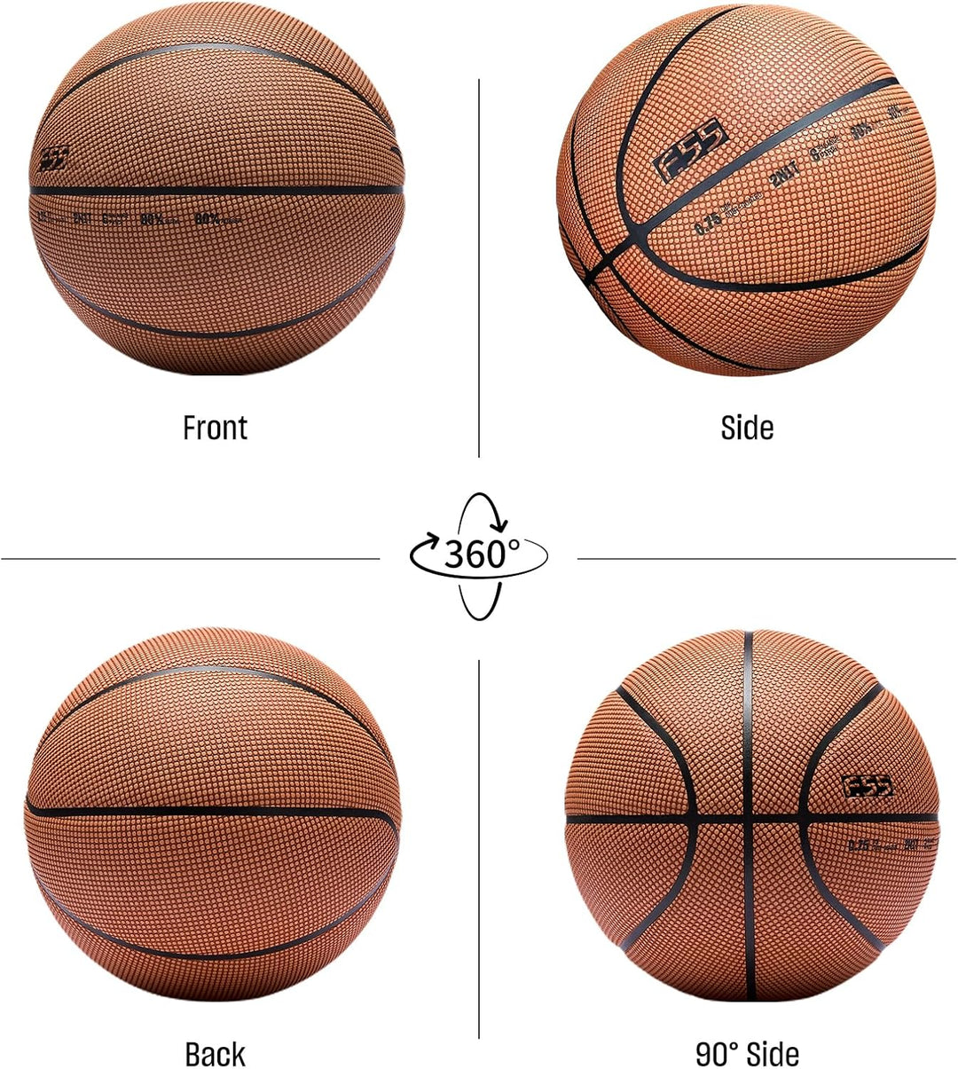 ANTA f.55 Outdoor Street Basketball mit staubabweisendem PU-Leder, Turnier-Level-Karkasse, Grösse 5/
