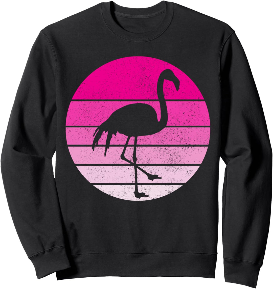 Flamingo-Vintage-Geschenk. Sweatshirt