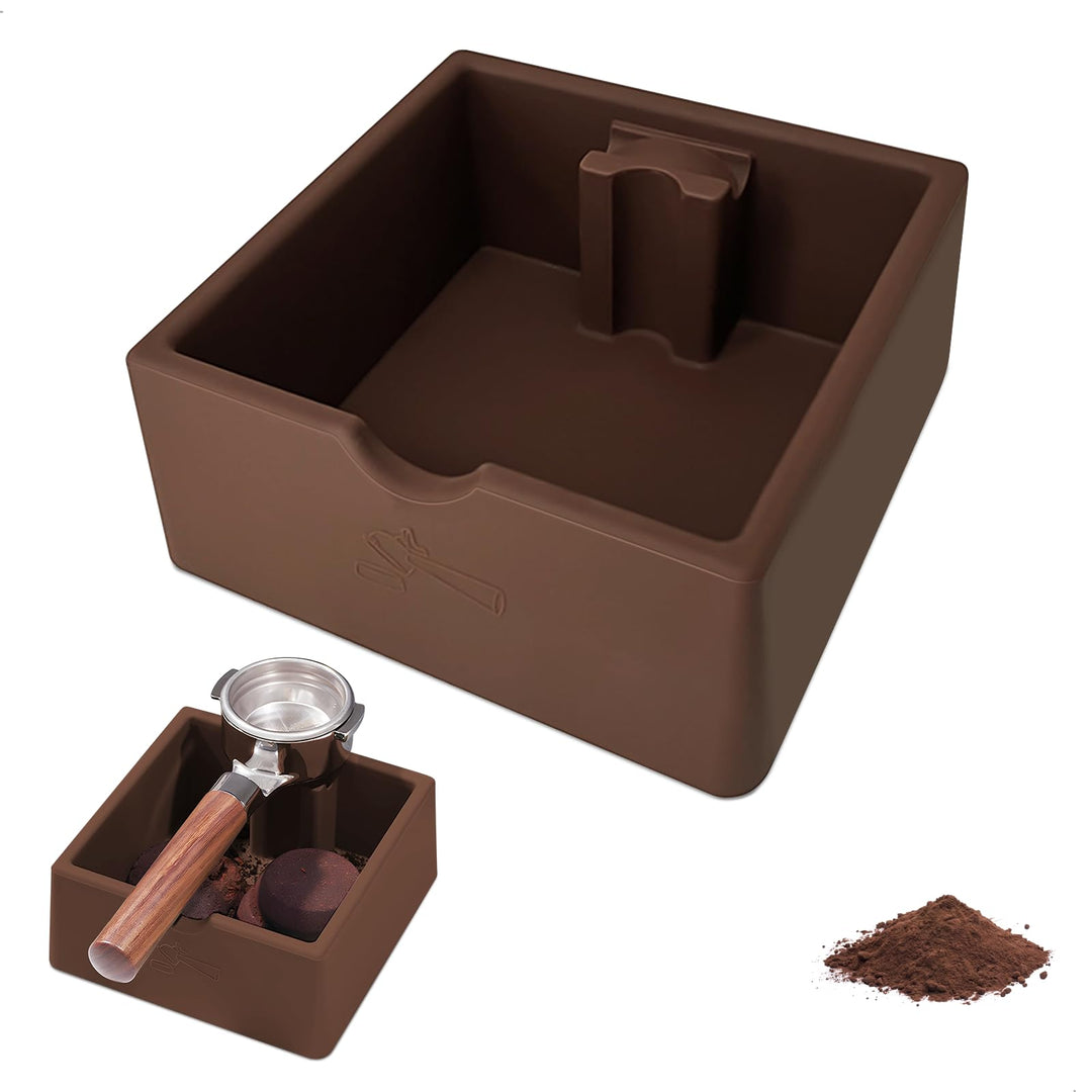 Siebträger Zubehör, Knock Box Espresso, AbklopfbehäLter für Siebträger, Kaffee Abklopfbehälter, Kaff