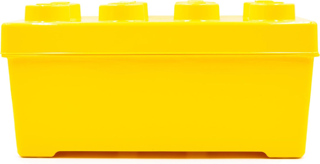 gelbe Aufbewahrungsbox mit Deckel, LEGO