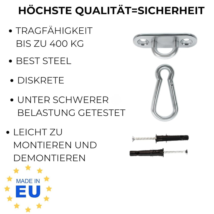 MAMOI® Baby Türhopser mit Haken zur Befestigung | Turschaukel Baby | Hüpfschaukel für Babys | Türhop