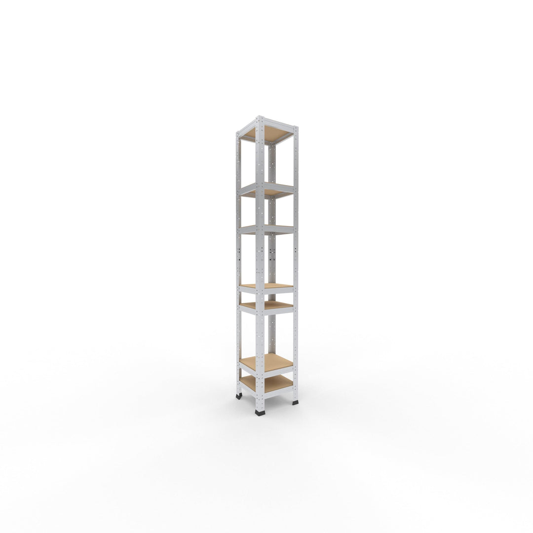 shelfplaza® 180x30x30cm Home Schwerlastregal verzinkt/Metallregal mit 7 Böden/Kellerregal Metall, Ga