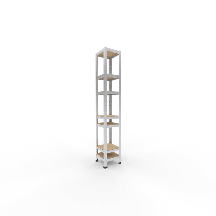 shelfplaza® 180x30x30cm Home Schwerlastregal verzinkt/Metallregal mit 7 Böden/Kellerregal Metall, Ga