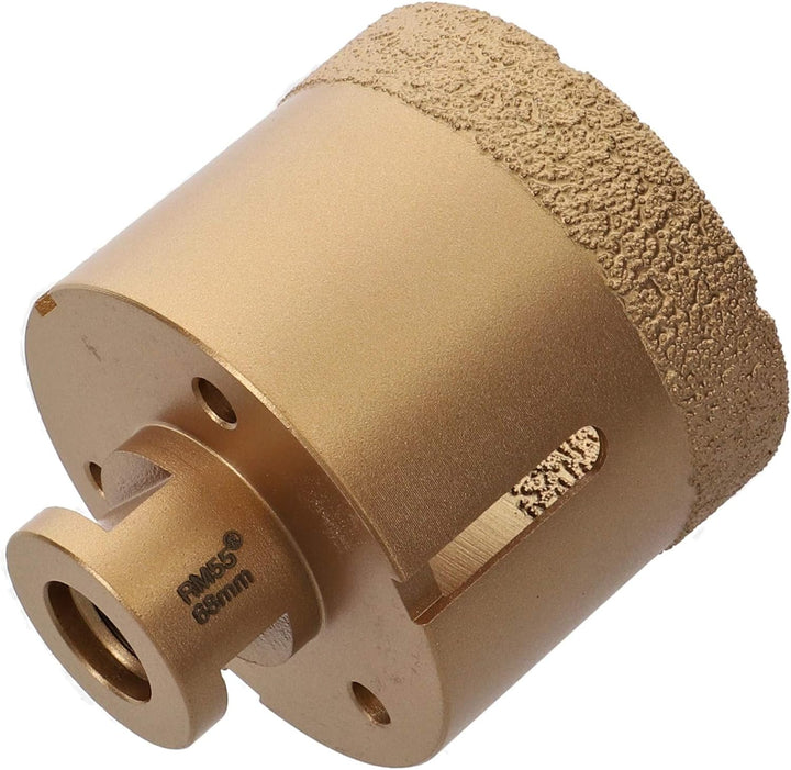 PRODIAMANT Profi Fliesenbohrer Fliese 68 mm x M14 Diamantbohrer Winkelschleifer für trockenbohren in