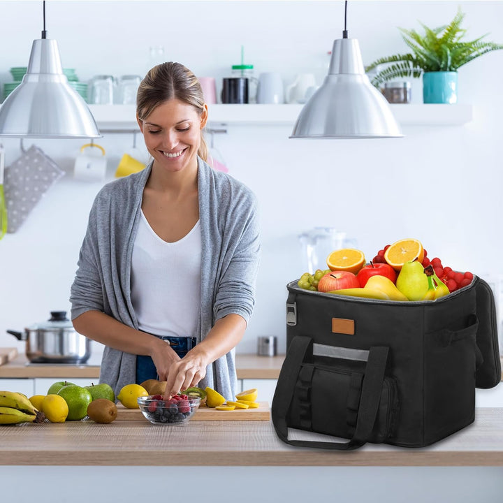 REDCAMP 40L Kühltasche, Grosse Thermotasche Lunchtasche mit Fronttasche Flaschenöffner, XL wasserdic