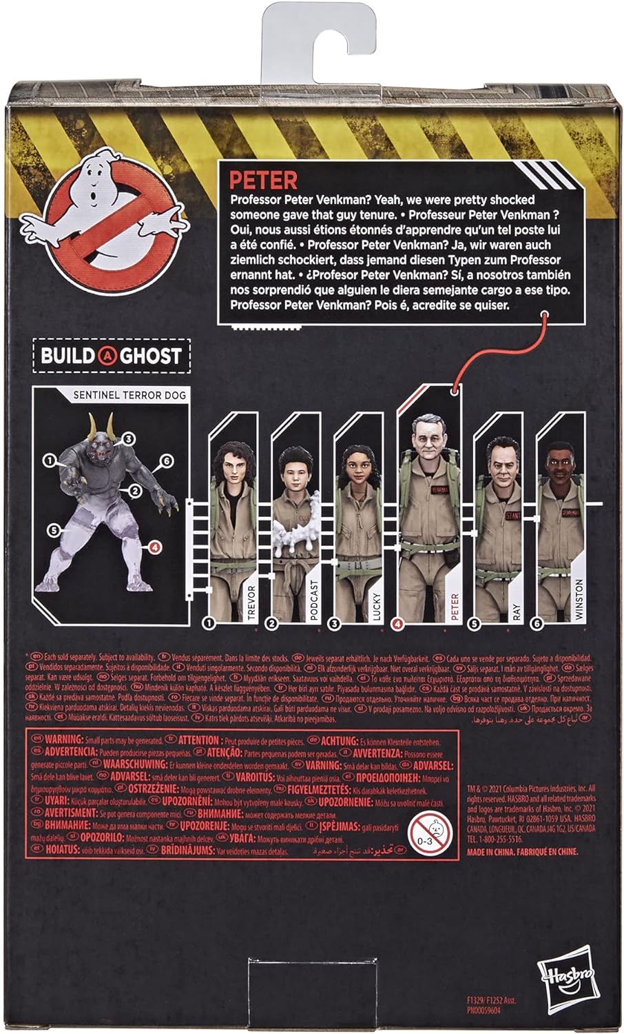 Ghostbusters Plasma Series Peter Venkman 15 cm grosse Sammelfigur zu Ghostbusters: Legacy, für Kinde