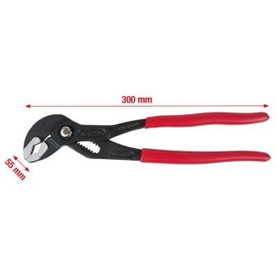 KS Tools 115.2012 Wasserpumpenzange mit Druckknopfverstellung, 300mm
