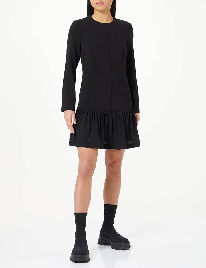 Sisley Damen Dress 42 Black 100, 42 Black 100
