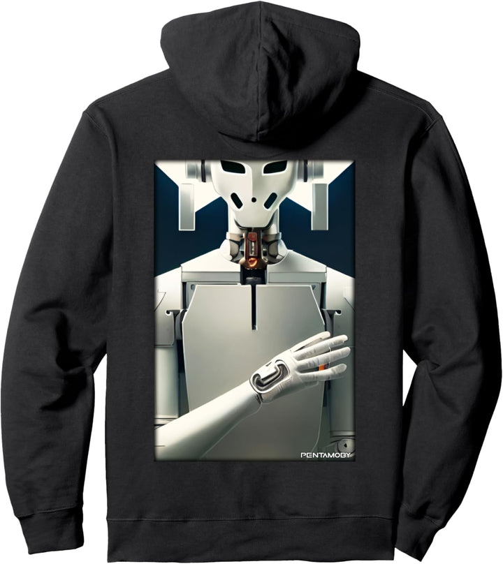 Roboter Zukunft Wissenschaft Sci-Fi Maschine Pullover Hoodie