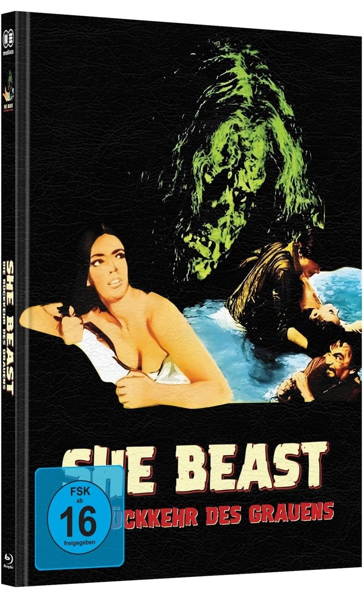 SHE BEAST-DIE RÜCKKEHR DES GRAUENS - wattiertes Mediabook - Cover D – limitiert auf 99 Stück (Blu-ra