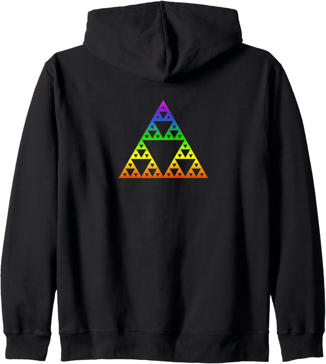 Mathematik Sierpinski Dreieck Fraktale Geometrie Unendlich Kapuzenjacke